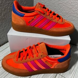 Adidas handball spezial women’s sneaker shoes Orange Pink‎ size 5.5 JH5659